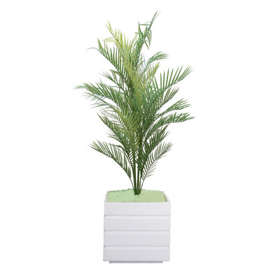 Palmier fluorescent haut de 48 po (lueur dans le noir) avec pot de fleurs Panama