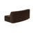 REMI Concave Sofa Dark Brown-123064606
