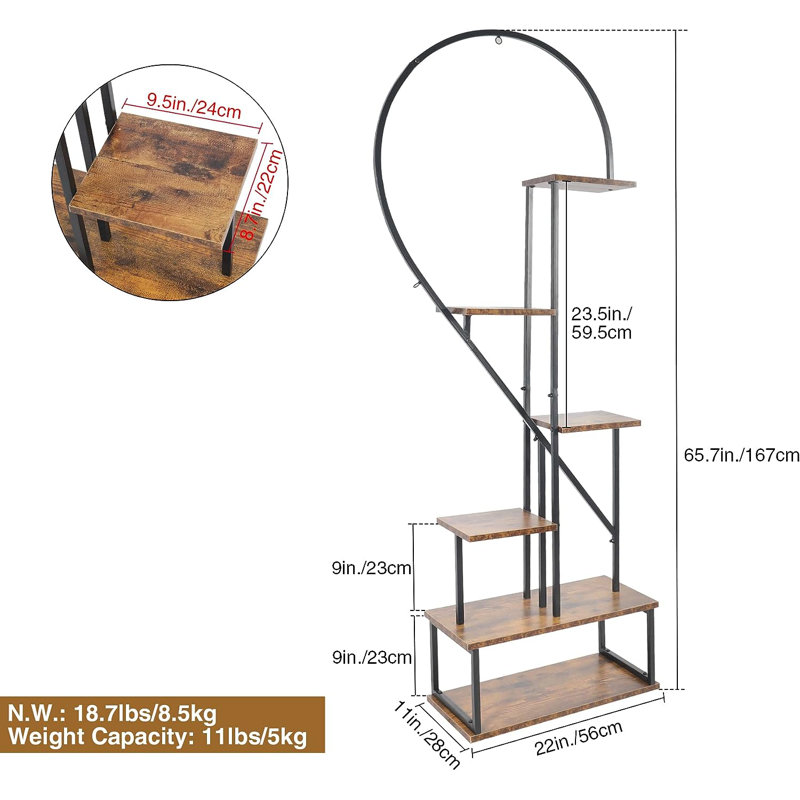 Multi-tiered Indoor Plant Stand