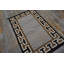 Antique Greek Key Running Dog Design Native American Navajo Flat Weave Rug
