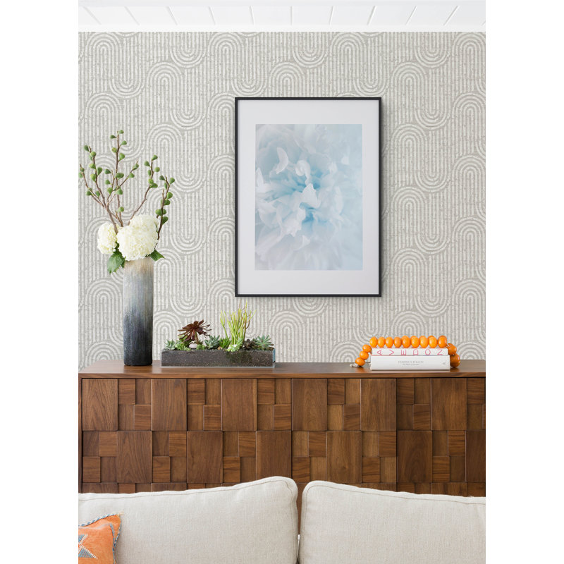 Papier peint Trippet Zen Waves, Blanc cassé