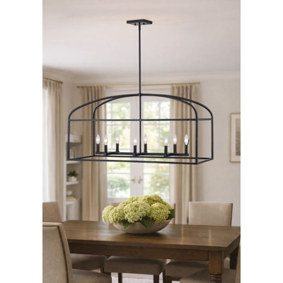 Luminaire suspendu cage à 8 lumières Birdy