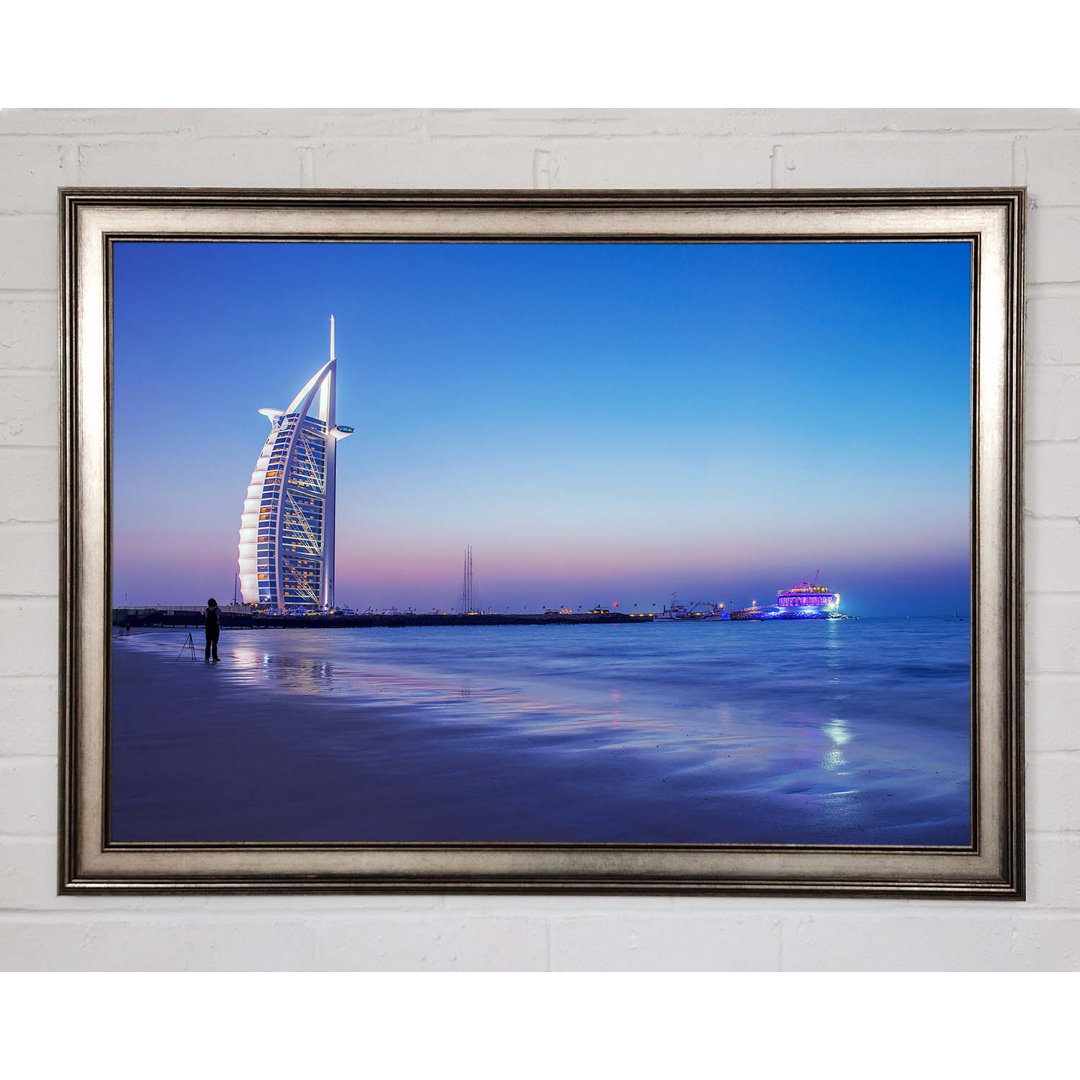 Gerahmter Kunstdruck Burj Al Arab 7 Star Hotel