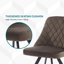 Chaise d'appoint capitonnée Arikah-1240993396