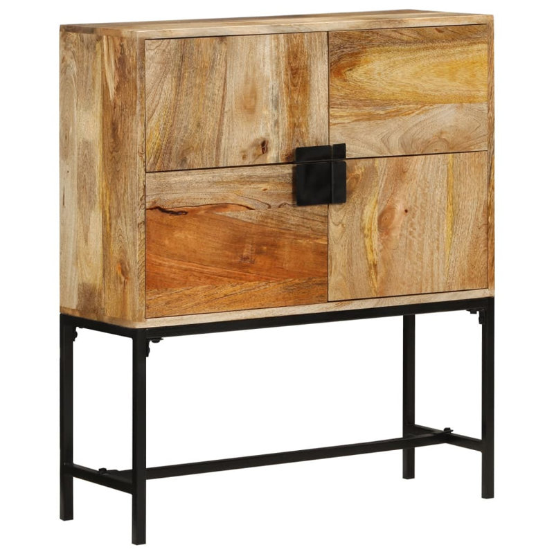 Powder Coated Iron Rectangle Accent Cabinet