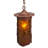 Fulton 1 - Light Mahogany Bronze Lantern Pendant