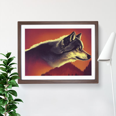 Incredible Wolf - Single Picture Frame Print