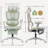 Ergonomic Executive Office Chair with Footrest, High Back Mesh Desk Chair with Dynamic Lumbar Support & Adjustable Headrest, Reclining Computer Chair for Home Office，350LBS-732987373