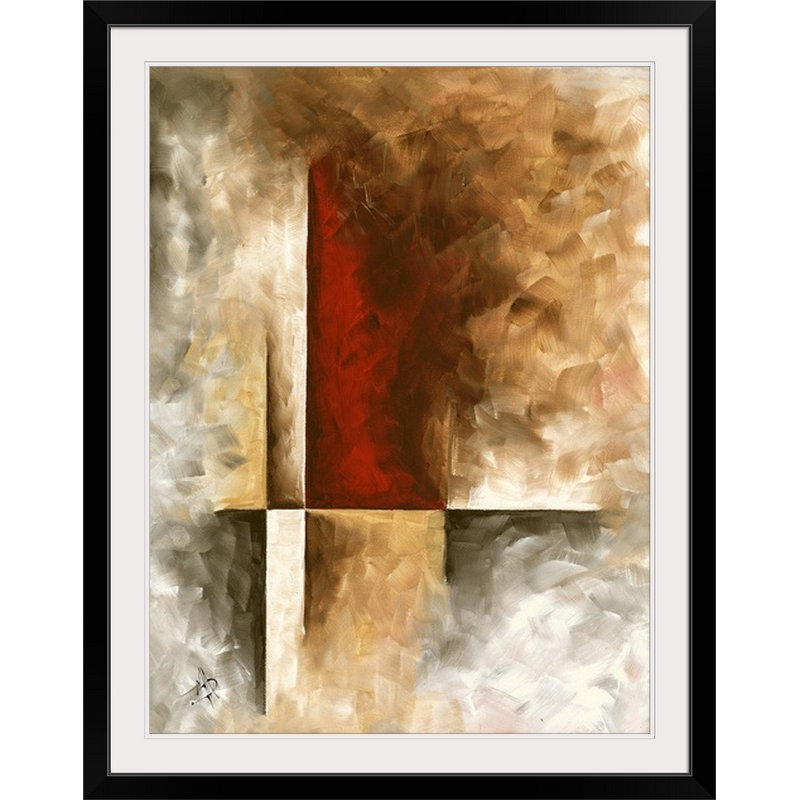 «Goldsby Burnish» par Megan Duncanson, reproduction d'art, Cadre noir, l 44 po x P 35 po x H 1 po