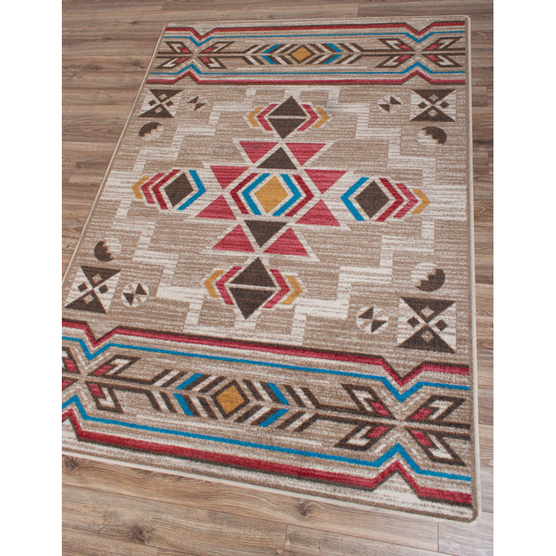Bushgrove Southwestern Indoor Rug, Rectangle 2'8 x 3'11"