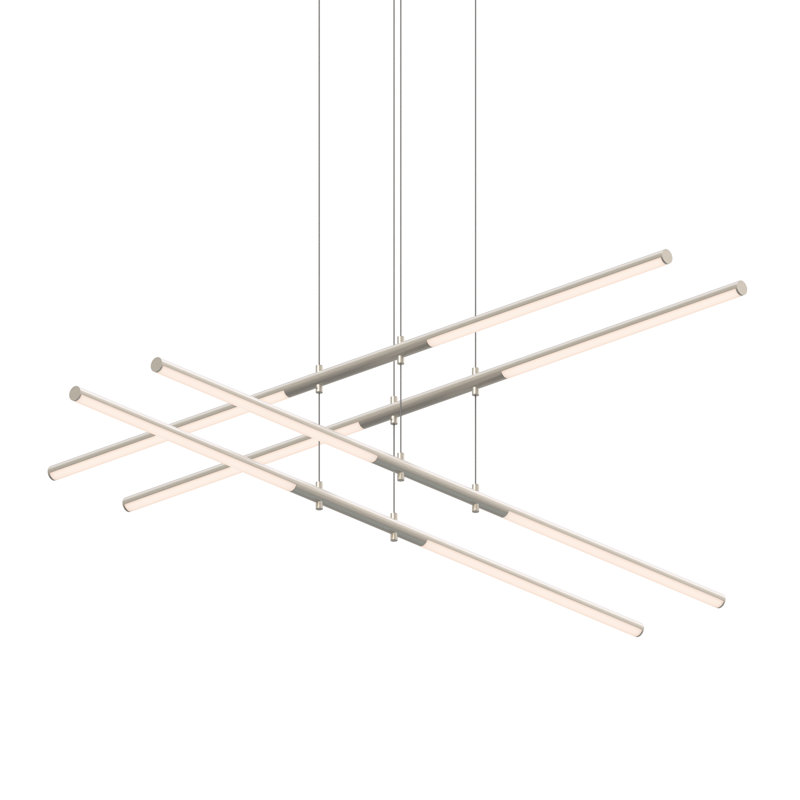 Tik-Tak® 8 - Light LED Pendant, Satin Nickel