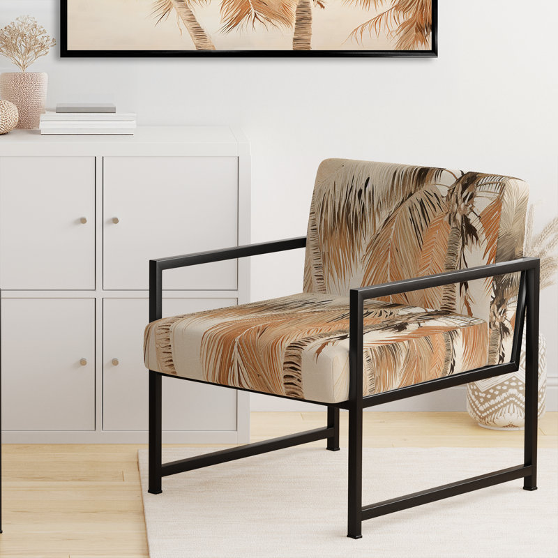 Chaise d'appoint rembourrée Minimalisme, Noir
