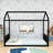 Floor Bed Frame  With Safety Guardrails-654399240-654399239