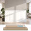 Wall Panelling Kit, Paintable MDF Wainscoting 3D Wall Panels, 6mm Interior Wall Cladding, Easy-Install Feature Wall Molding Trim Slat with Edge Strip for Interior Decor