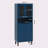 Tall Storage Bookcase With 2 Glass Display Door & 2 Doors, Tall Kitchen Pantry Cabinet With Handles, Modern Cabinet Freestanding Living Room -899269277