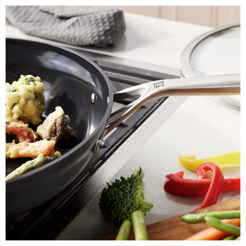 ZWILLING Motion Ceramic 30 cm / 12 inch Aluminum Deep Saute Pan With Lid