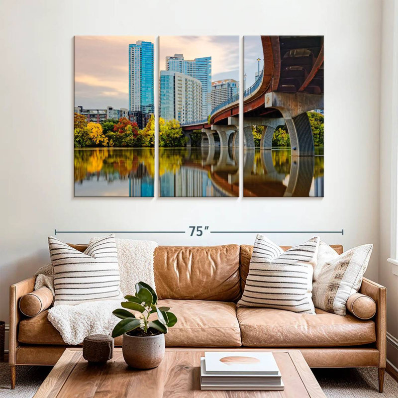 Paysage urbain urbain Sirci Austin, H 42 po x l 65 po