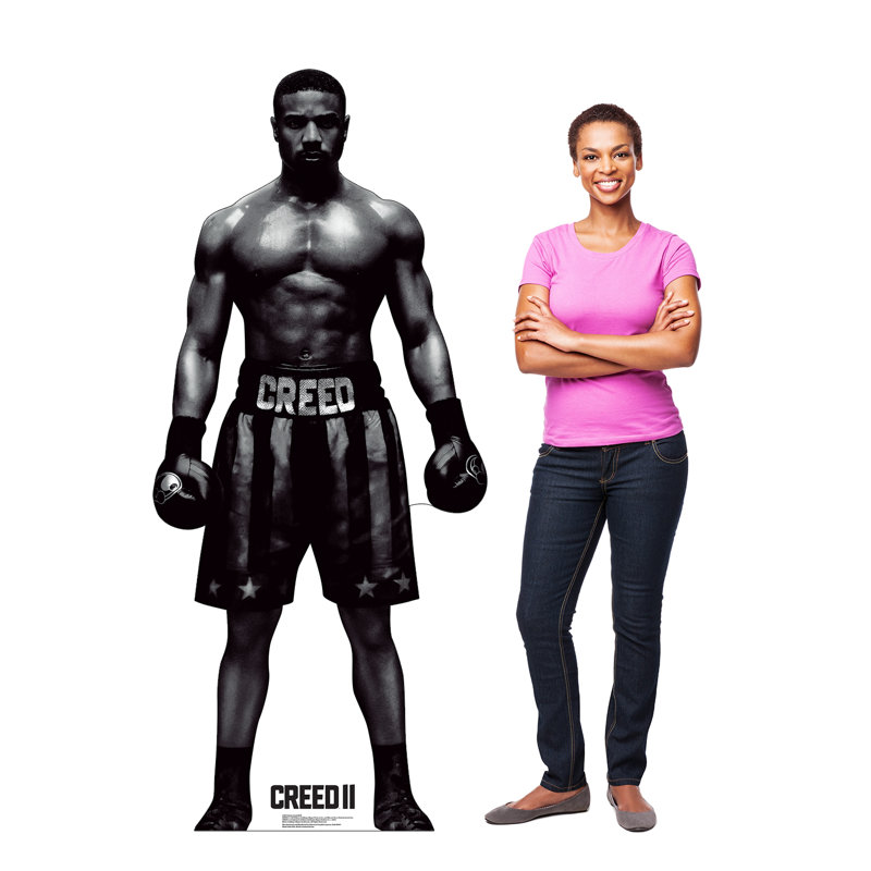 Adonis Creed II Life-Size Black and White Cardboard Standup