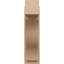 Bois de cèdre brut Funston Block TimberThane Perspector, brun clair apprêté-89129060