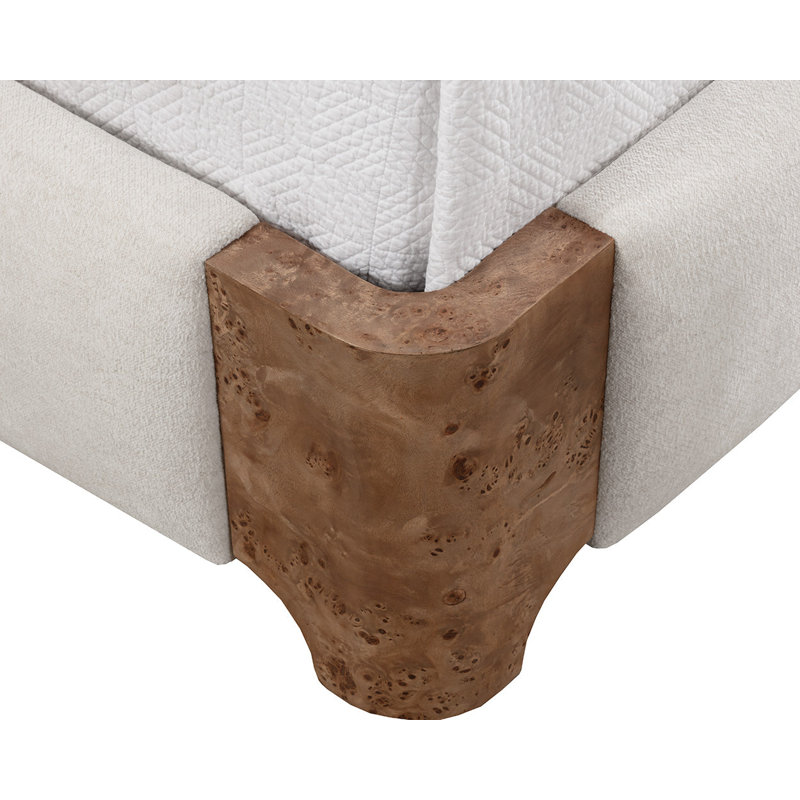 Knowles Upholstered Scalloped Bed