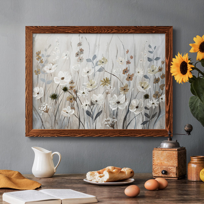" Misty Meadow Field ", Maple, 14" H x 20" W