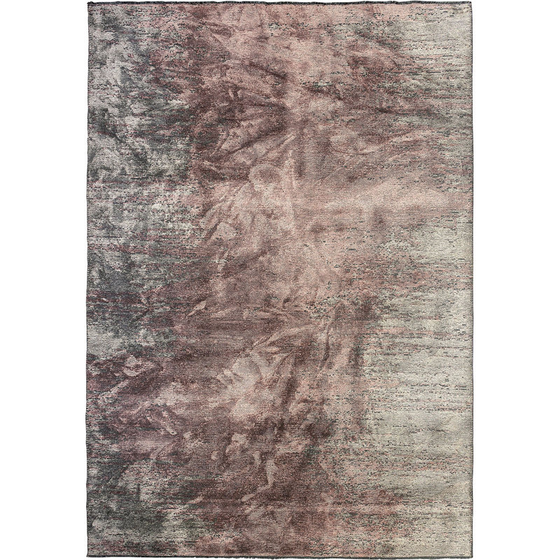 Tapis lilas / gris argenté Rapture, Rectangle 7 pi 10 po x 11 pi 2 po