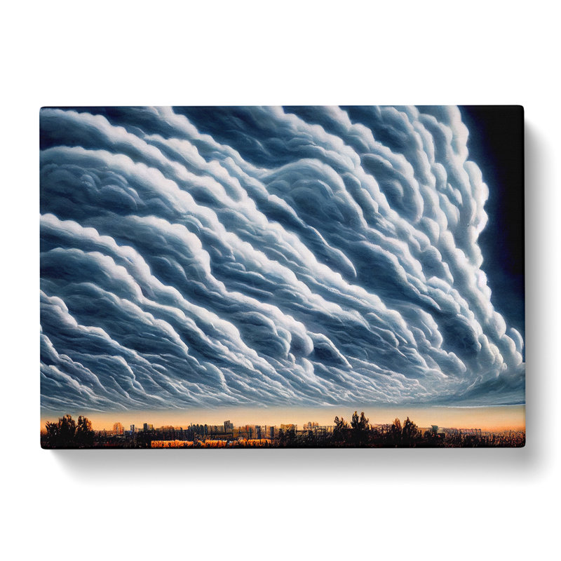 Storm Cloud Sunrise - Wrapped Canvas, 35cm H x 50cm W x 3cm D