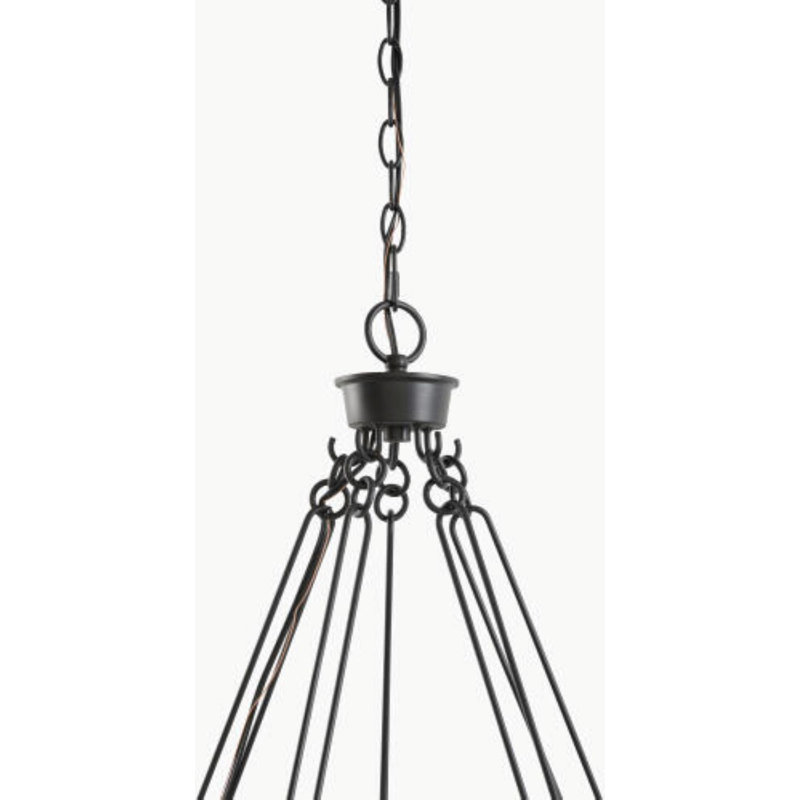 Merivelle Chandelier, Matte Black