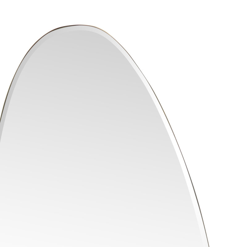 Brendley Solid Wood Asymmetrical Mirror