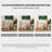 41.73"Modern Minimalist White Fireplace Mantel