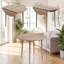 Table extensible avec abattant