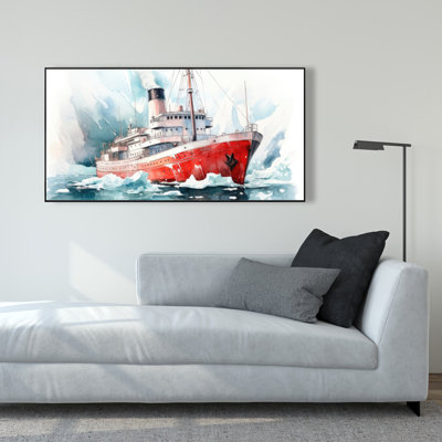 Icebreaker - 24"x48" Framed canvas