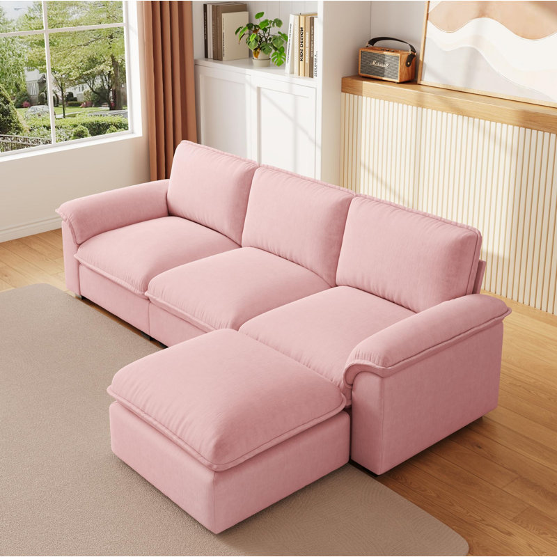 Canapé modulaire Cloud Couch For L, Rose