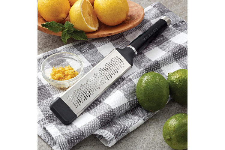 Flat Zest Grater Stainless Steel (Small Holes)