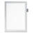 DURAFRAME Note Sign Holder, 8 1/2" X 11", Silver Frame