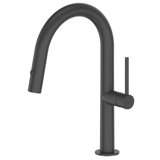 Voltaire Pull Down Single Handle Kitchen Faucet with Side Spray and Accessories