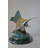 Sailfish Catching A Small Fish In Action Bronze Statue - Size: 26" X 16" X 25"H.