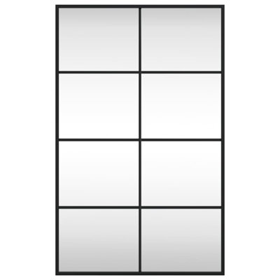 Window Mirror Wall Mirror Decorative Hall Mirror for Bathroom Metal