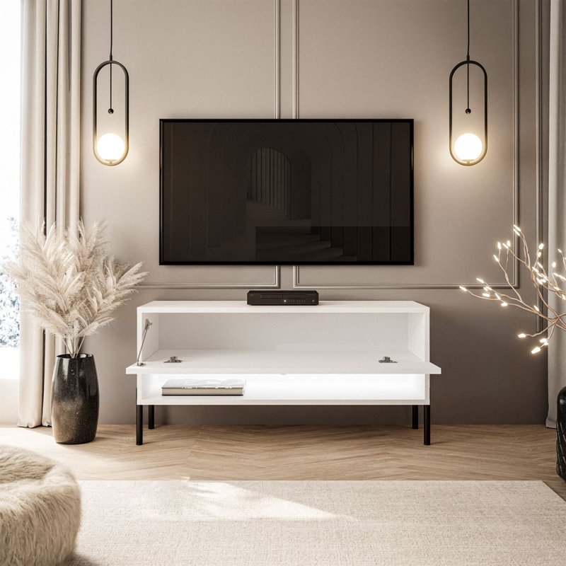 Charolett TV Cabinet for TVs up to 42", High-gloss White