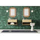 Single Light Ceramic Dimmable Flush Mounted Sconce