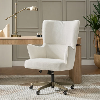 Benita Modern Tilt Wingback Office Chair With Metal Base