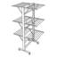 Beech Wood Foldable Rolling Drying Rack