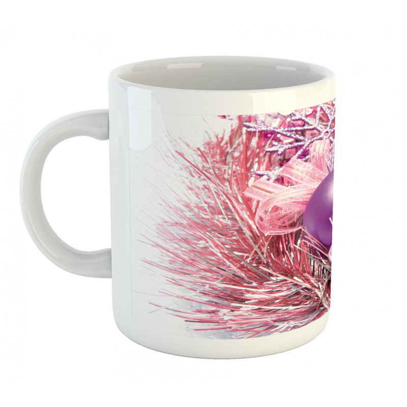 Grande tasse à café bell et ribbon