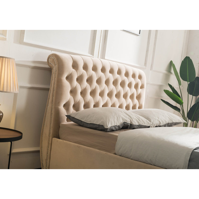 Lucinda Upholstered Ottoman Storage Bed, Double (4'6)