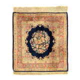 Fine Hand knotted Persian Vintage Kerman Square rug 2'11'' X 3'2''