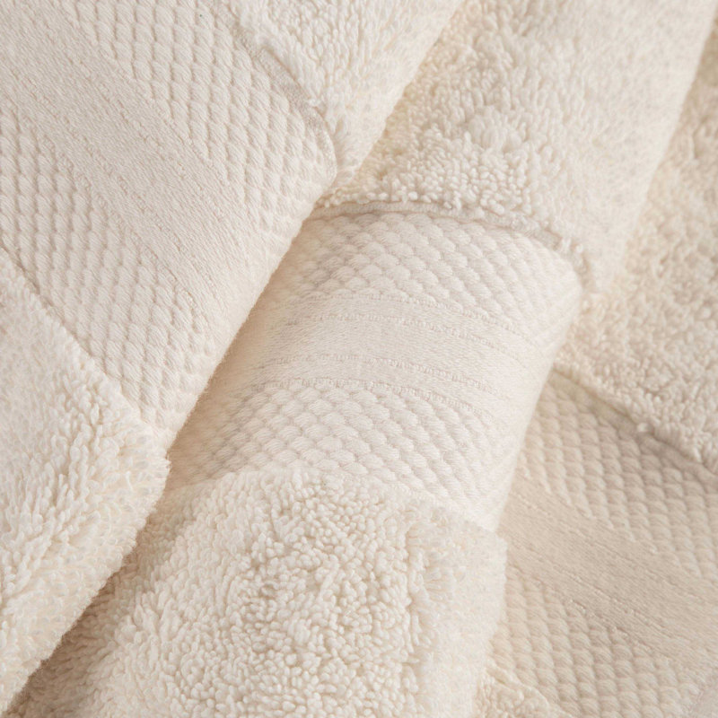 Ivory Ultra-Plush Turkish Cotton Washcloth Set - 12 Pack