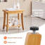 Tabouret de douche en bambou 19,1 x 11,3 x 18,3 po