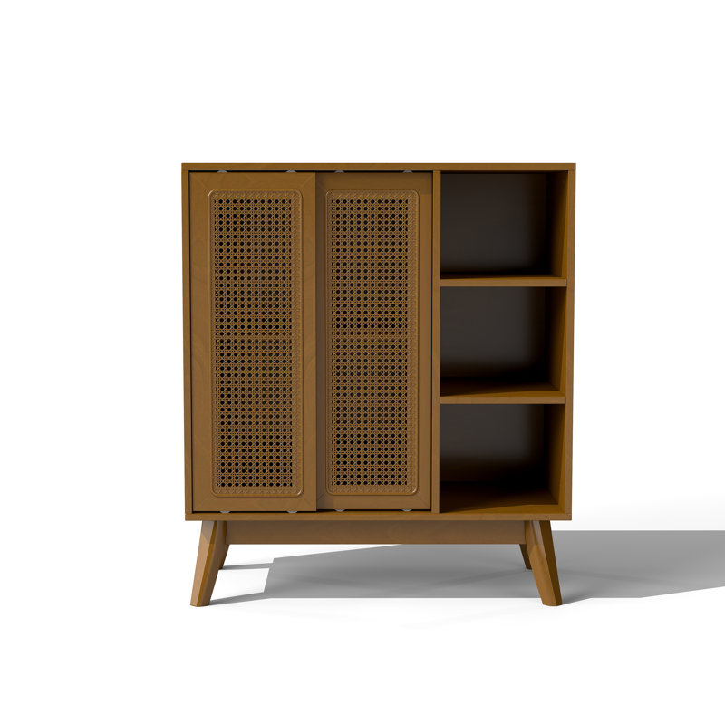 Buffet Mid-Century moderne, Bois clair