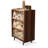 Retro Nut-Brown Solid Wood Sideboard