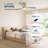  52-inch Modern Ceiling Fan with Light, 3 Solid Wood Blades, DC Motor, 6 Speeds, Flush Mount for Bedroom, Living Room-46137524